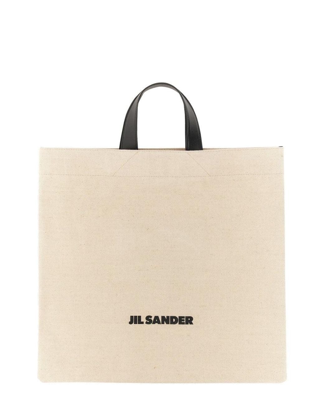 Jil Sander Natural Medium Tote Handbag