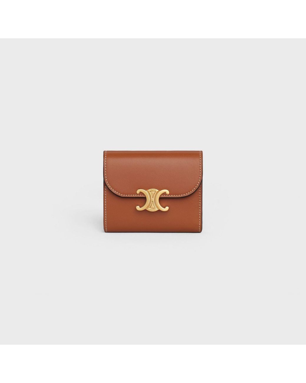 Céline Brown Small Flap Wallet