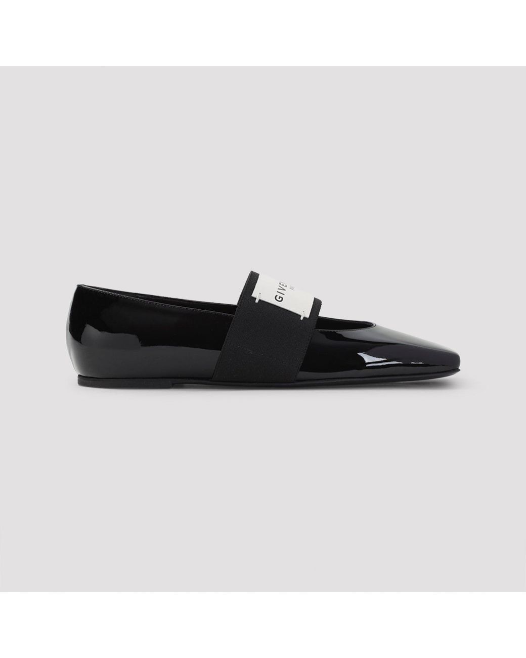 Givenchy Black Calf Leather Ballerinas