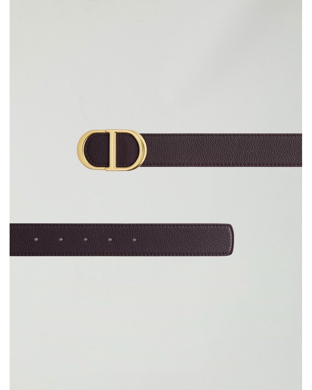 Dior Cd Icon Belt in White for Men | Lyst