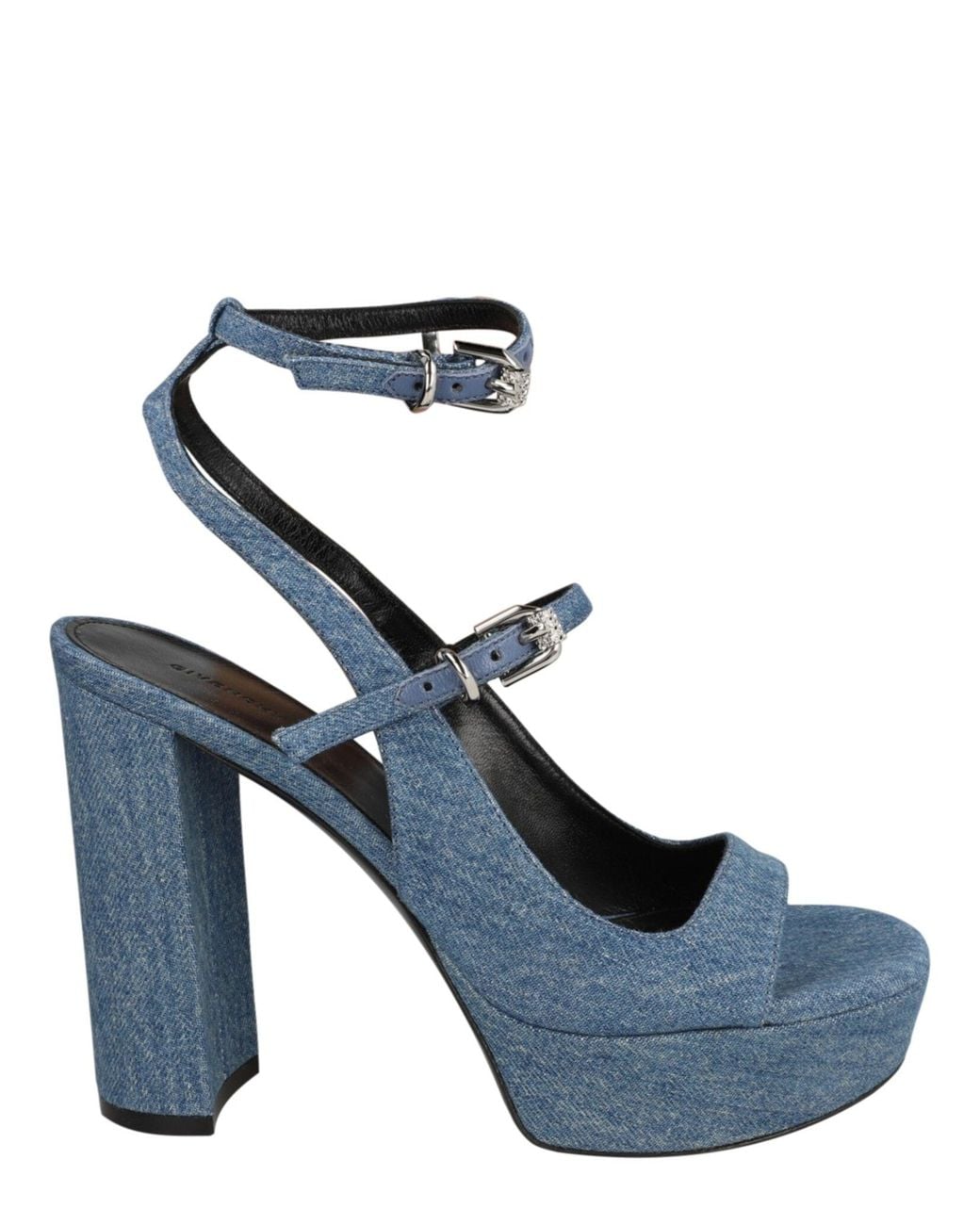 Givenchy Blue Voyou Platform Sandals