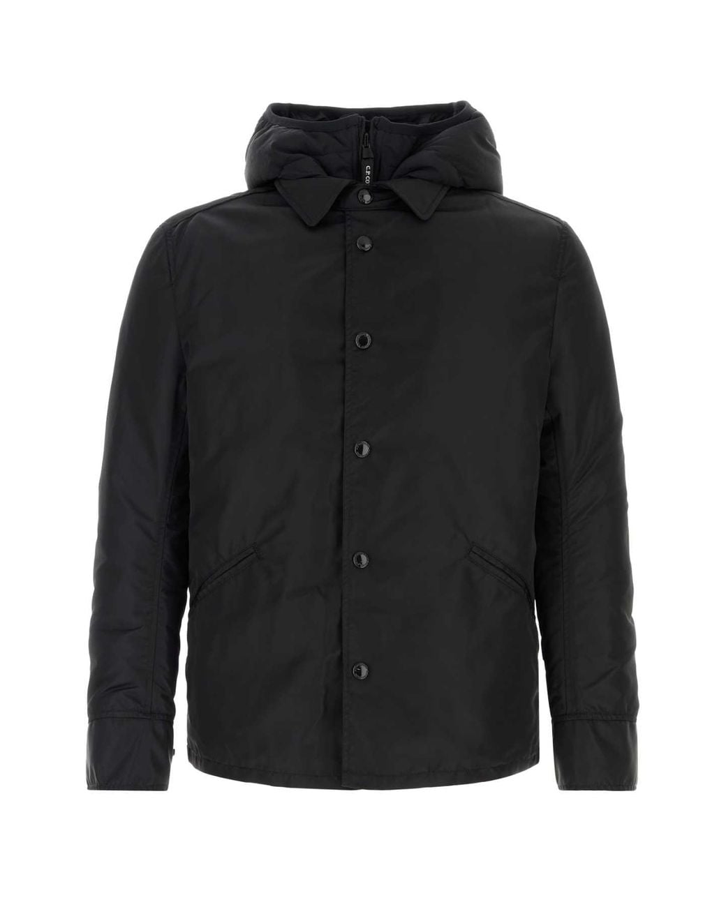 Junya Watanabe Black Nylon X Cp Company Down Jacket