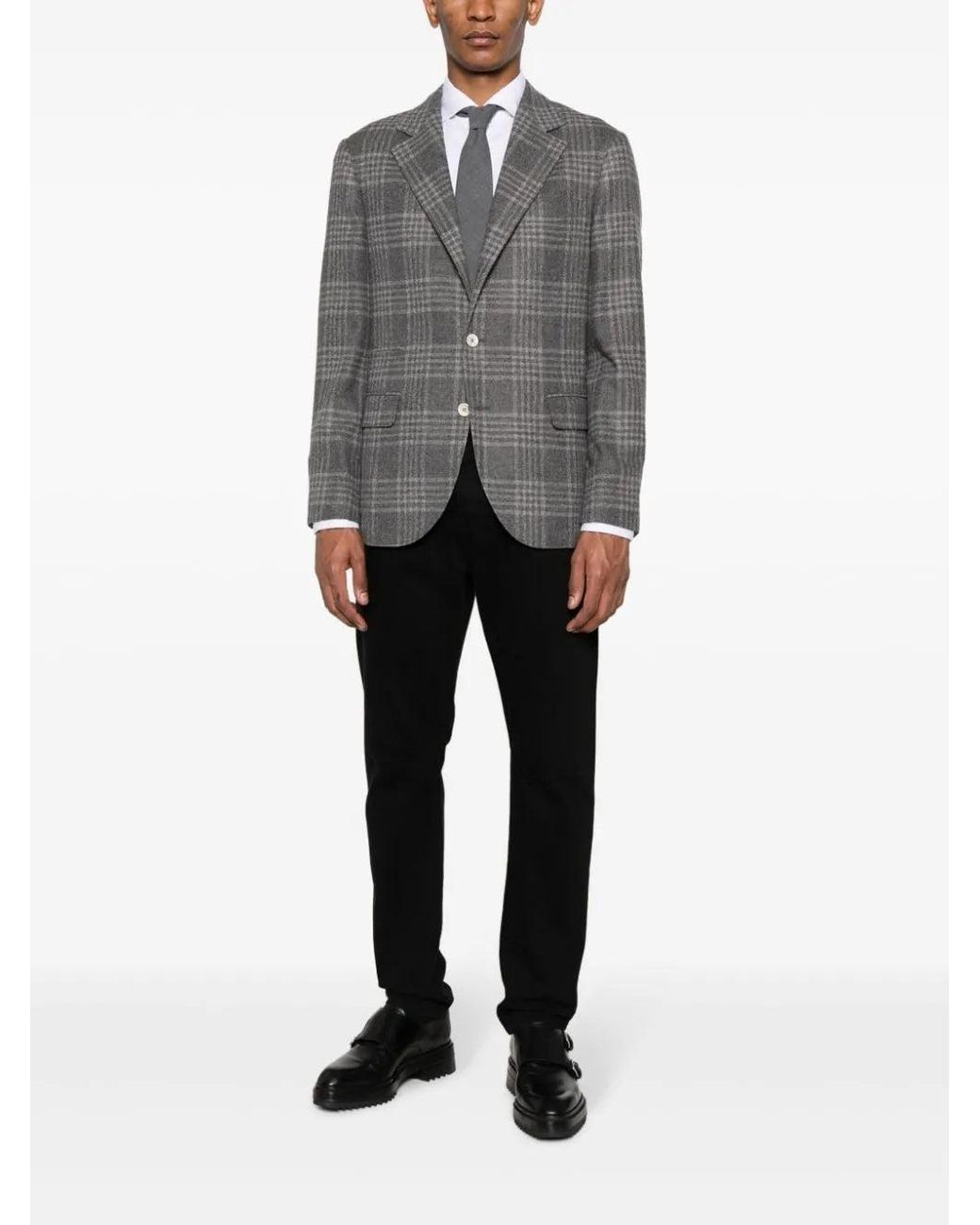 Brunello Cucinelli Gray Jacket My4377Btd_C006 for men