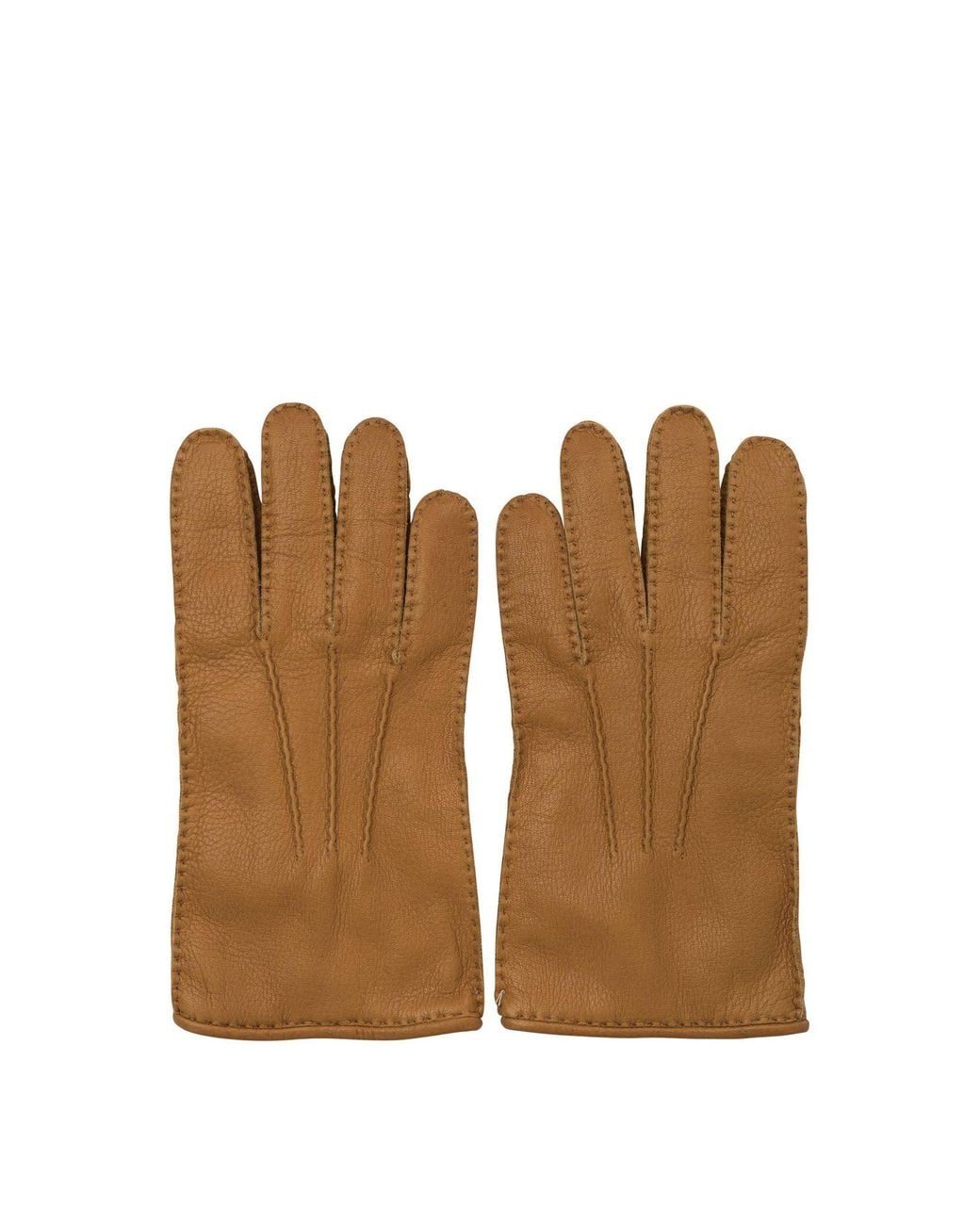 Restelli Brown 49/F Gloves for men