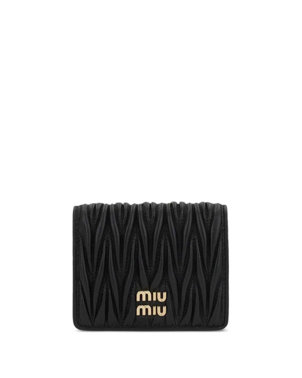 Miu Miu Black Wallets