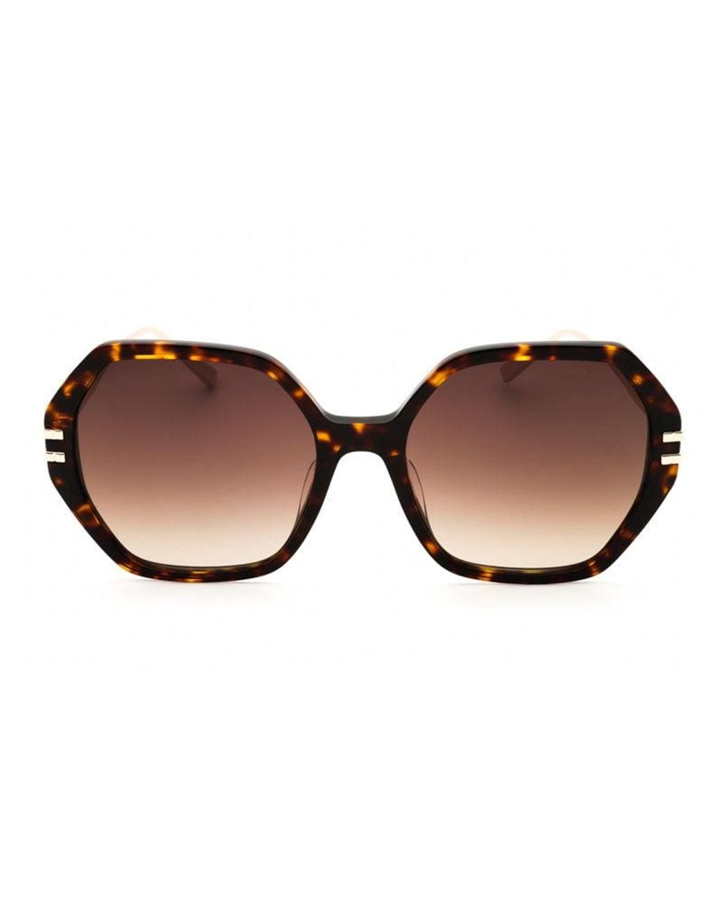 Chopard Brown Mini Sunglasses With Gradient Lenses