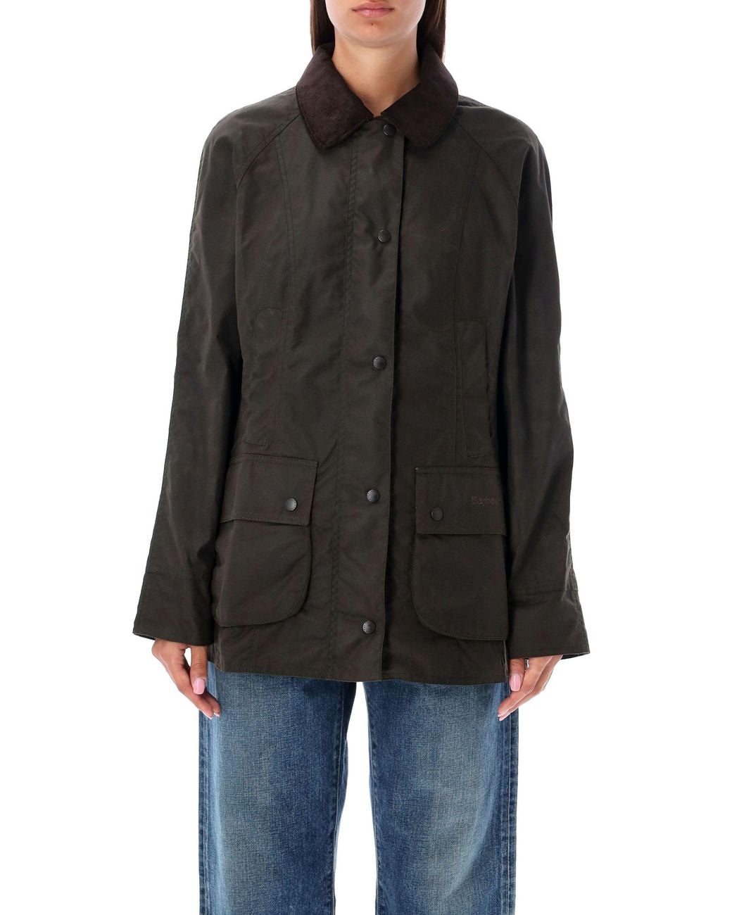 Barbour Black Beadnell Wax Jacket