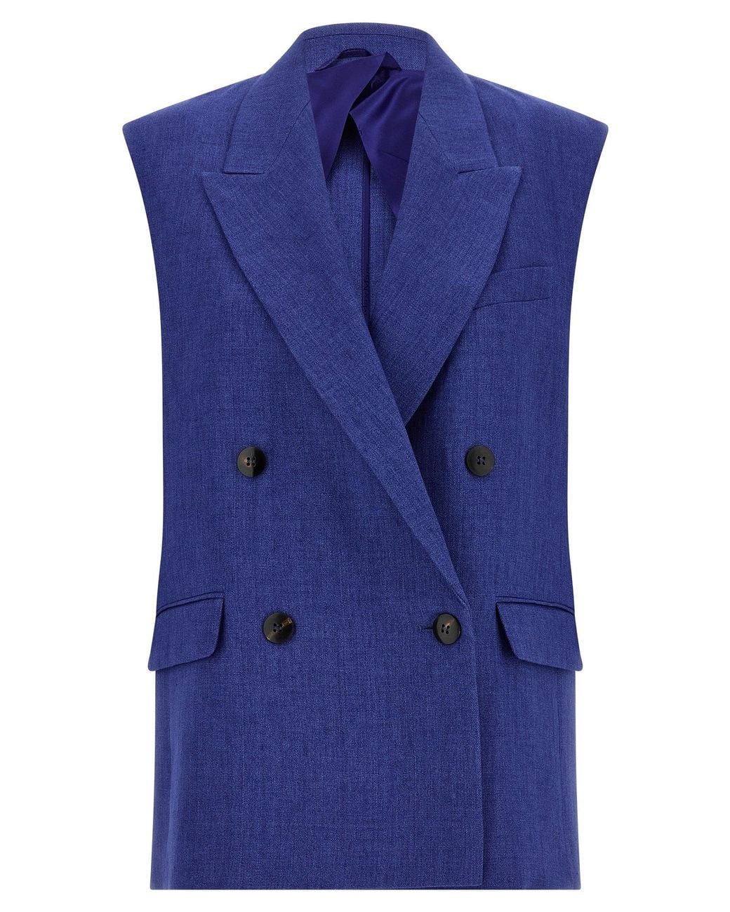 Max Mara Blue 'Mstaia' Vest