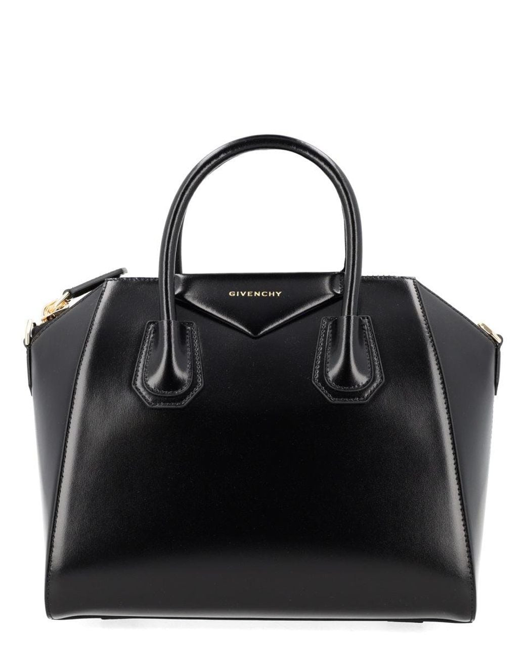 Givenchy Black Leather Top-Handle Tote