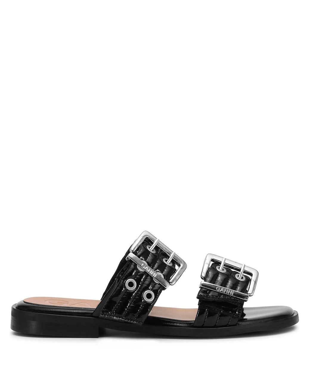 Ganni Black Buckle