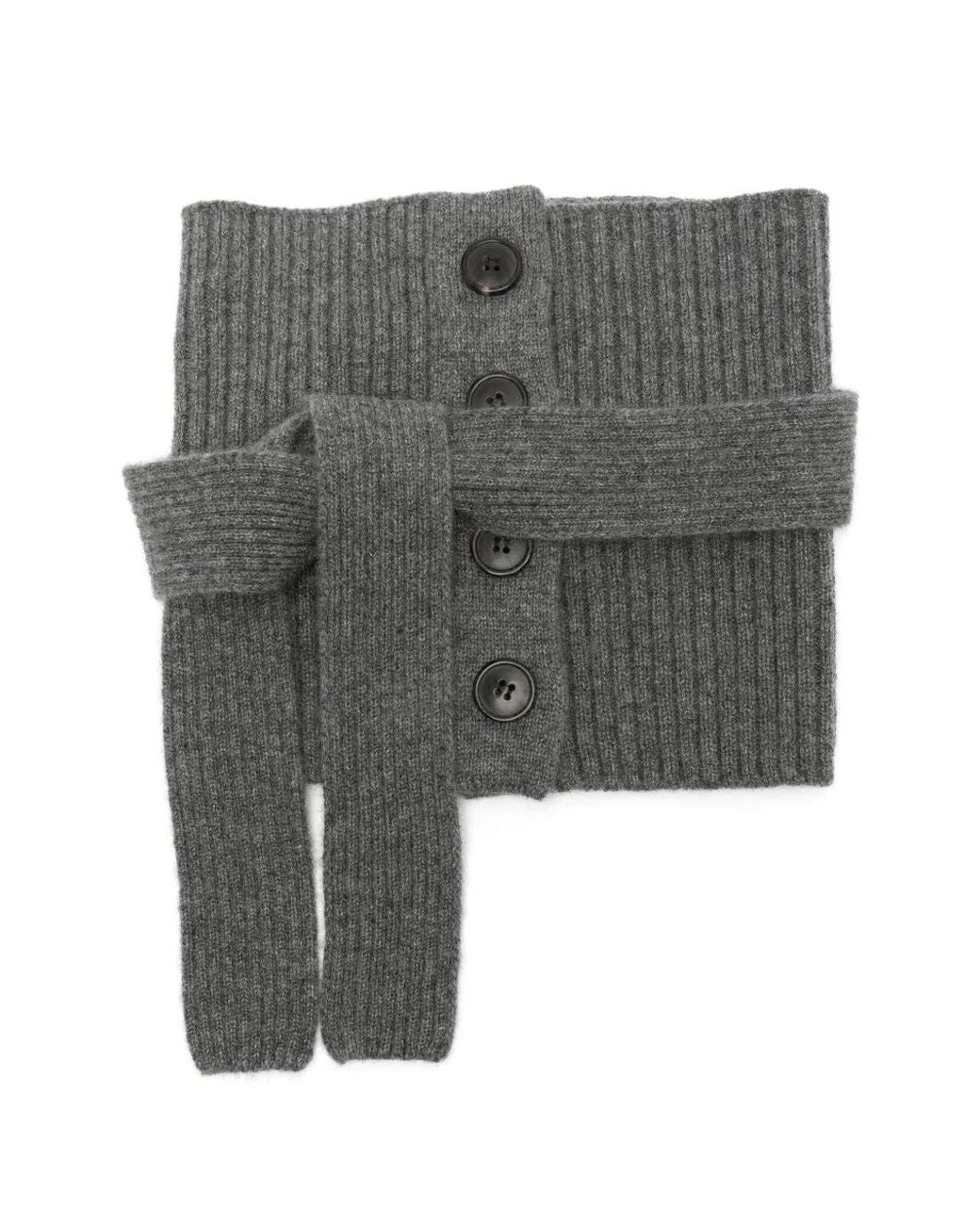 Dries Van Noten Gray "Merlin" Collar