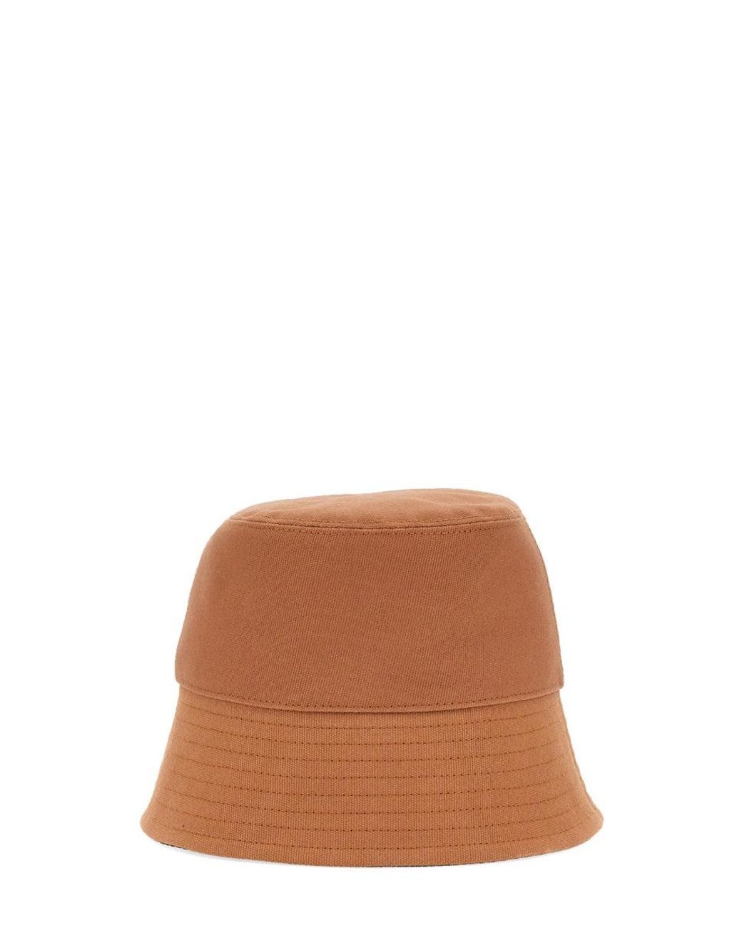 Stella McCartney Brown Double Face Bucket Hat