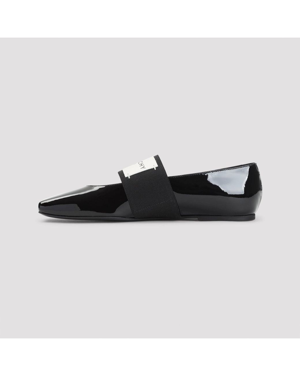 Givenchy Black Calf Leather Ballerinas