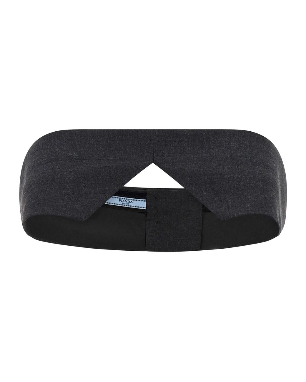 Prada Black Cool Wool Top