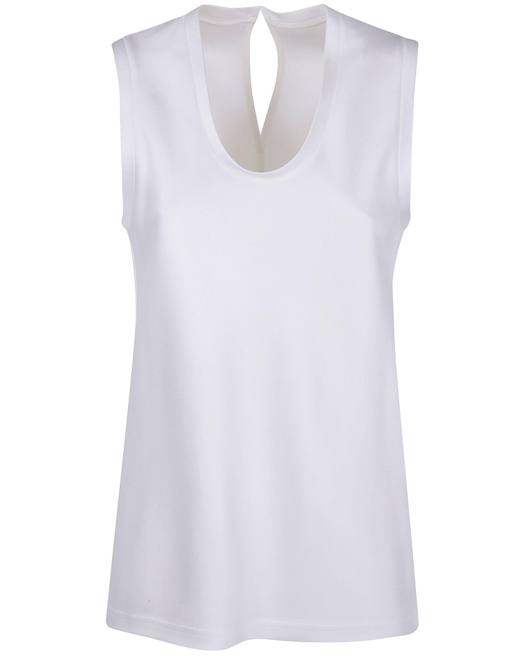 Carven White Tank Top