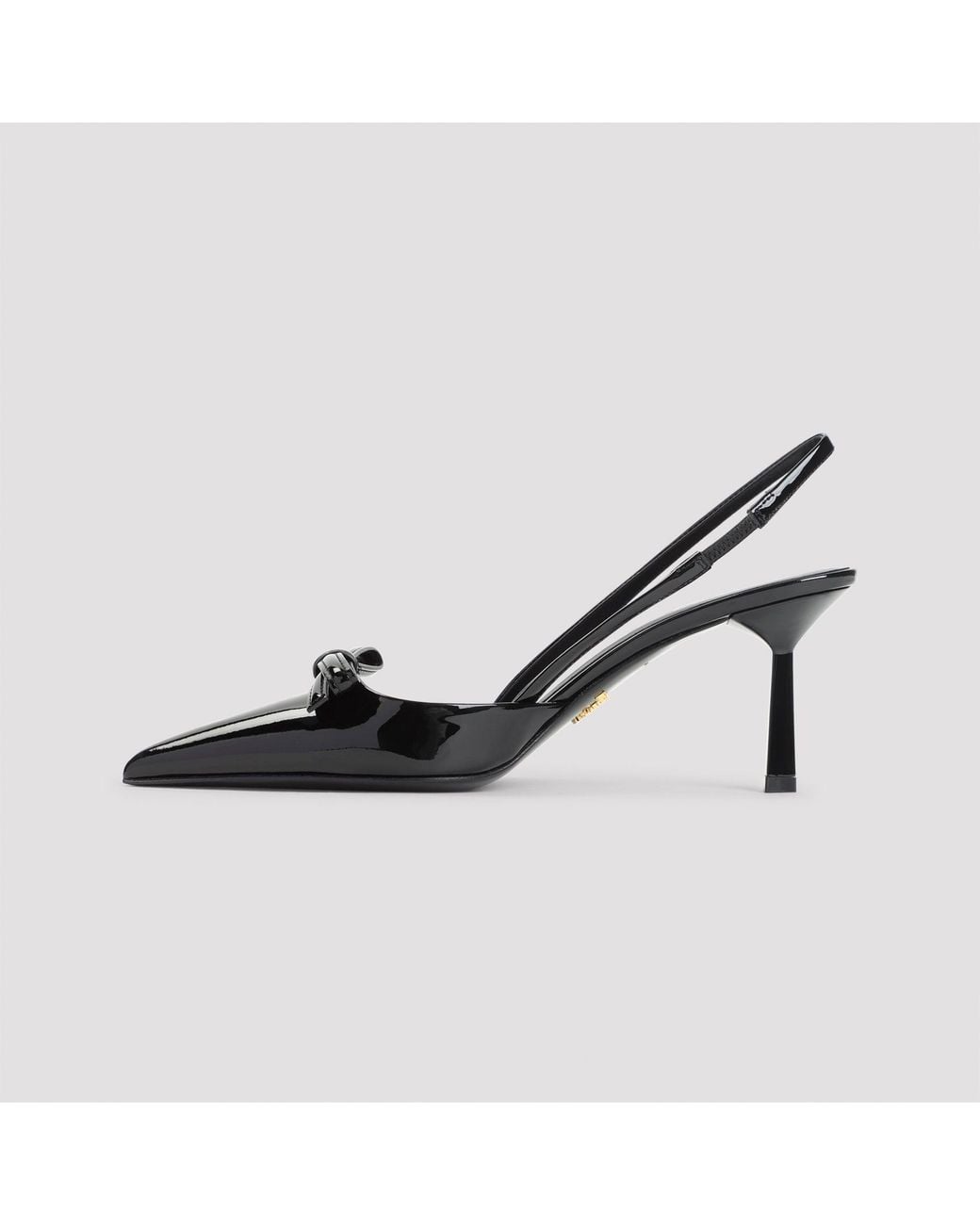 Prada Black Calf Leather Pumps