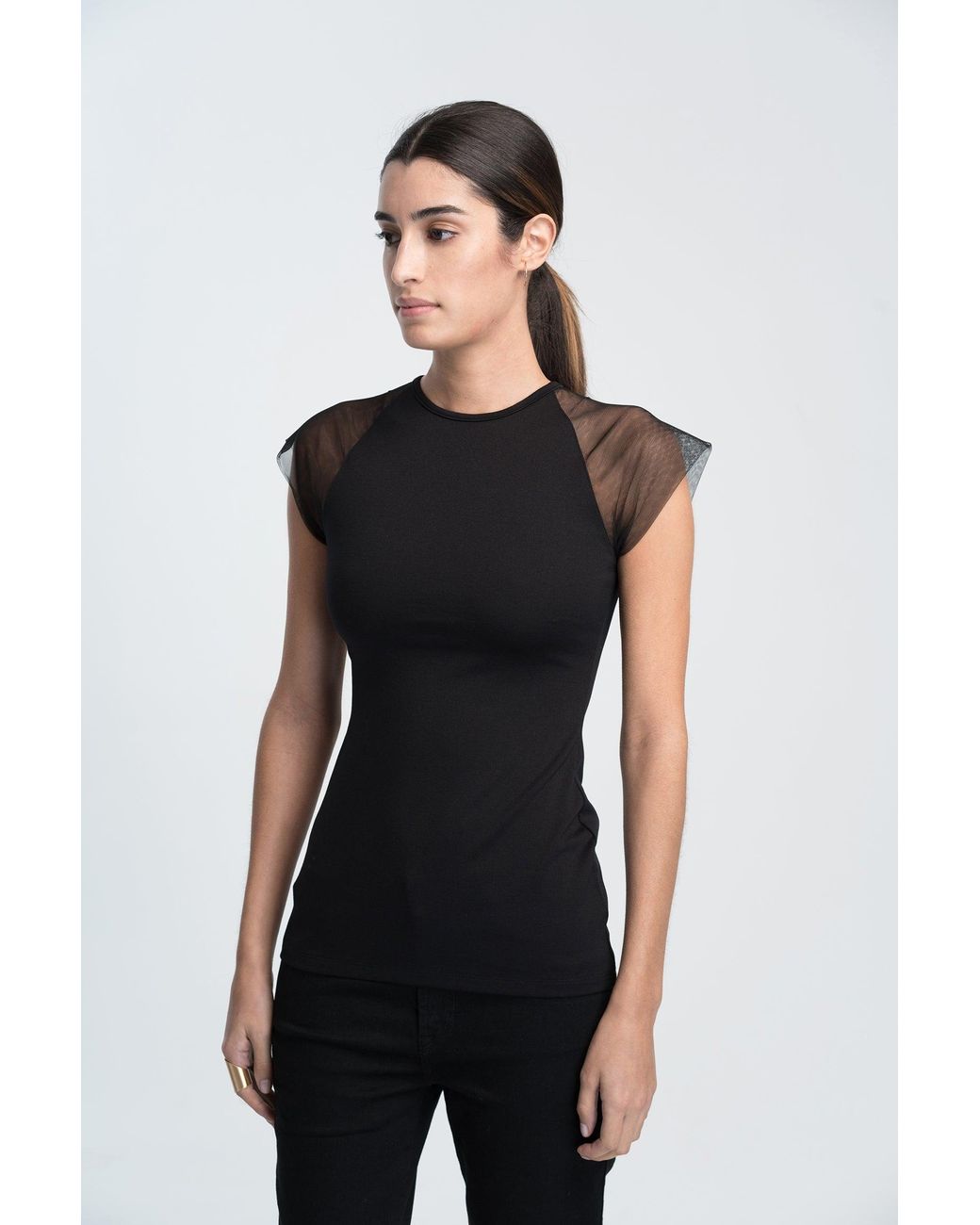 MARCELLA Paige Top in Black | Lyst