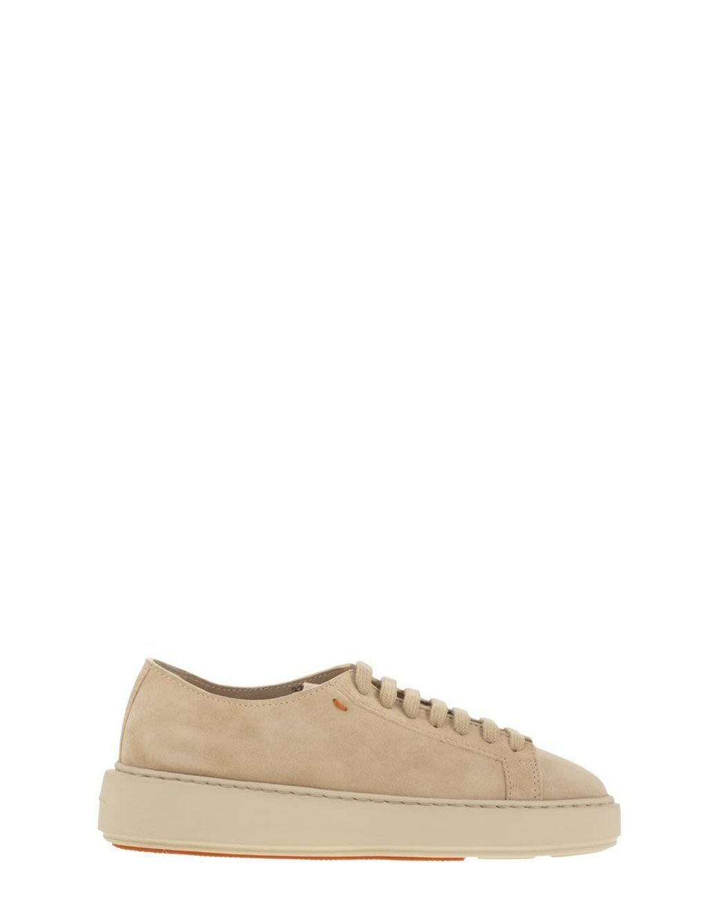 Santoni Natural Suede Sneakers