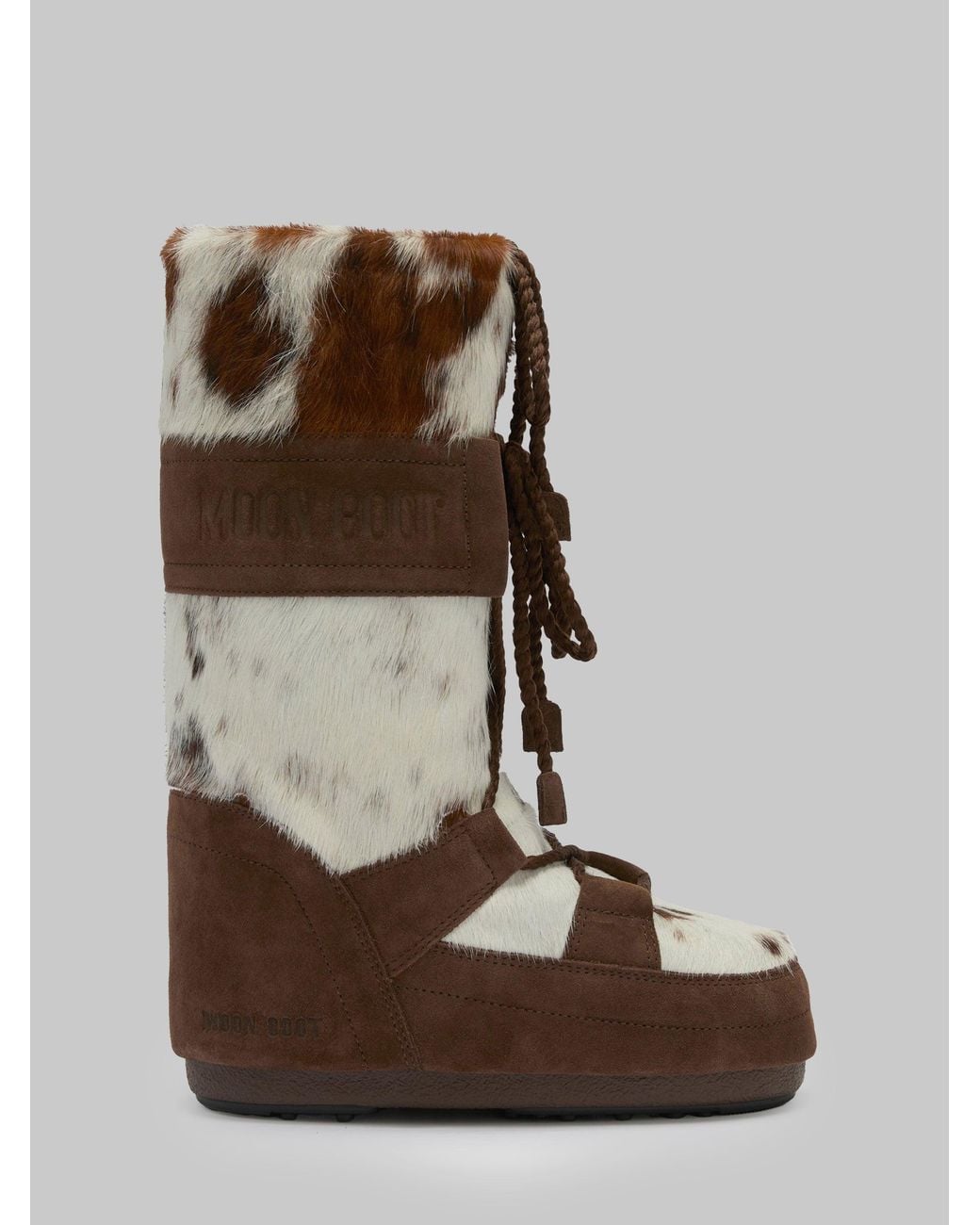Moon Boot Icon Archive 1985 Pony Hair Boots in Brown | Lyst