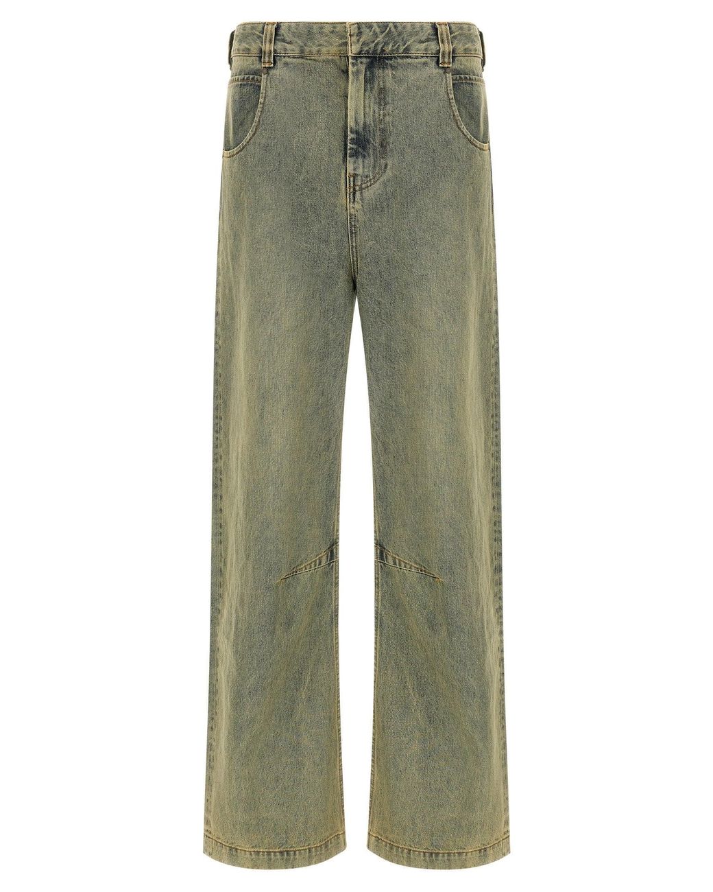 Entire studios Green Gem Surface Wave Jeans
