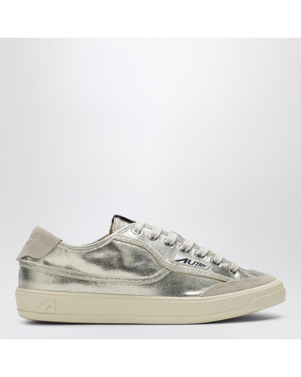 Autry White Windscape Low Platinum Sneakers