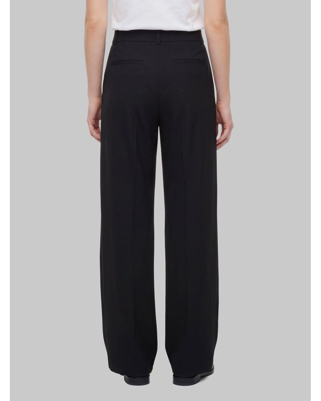 Loewe Black Elasticated Wool Pants