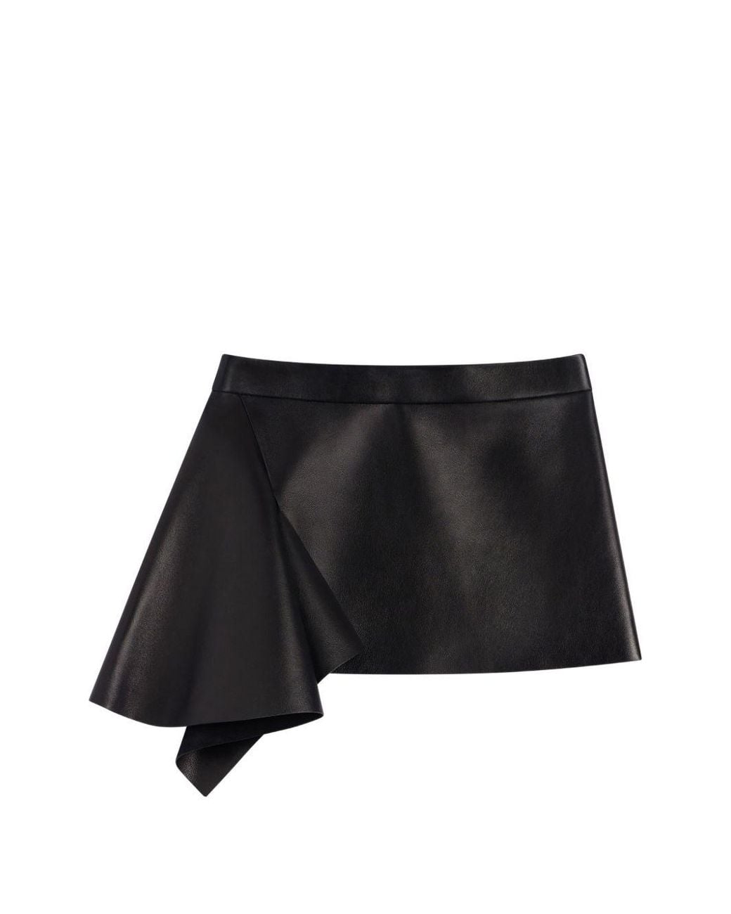 Givenchy Black Leather Mini Skirt