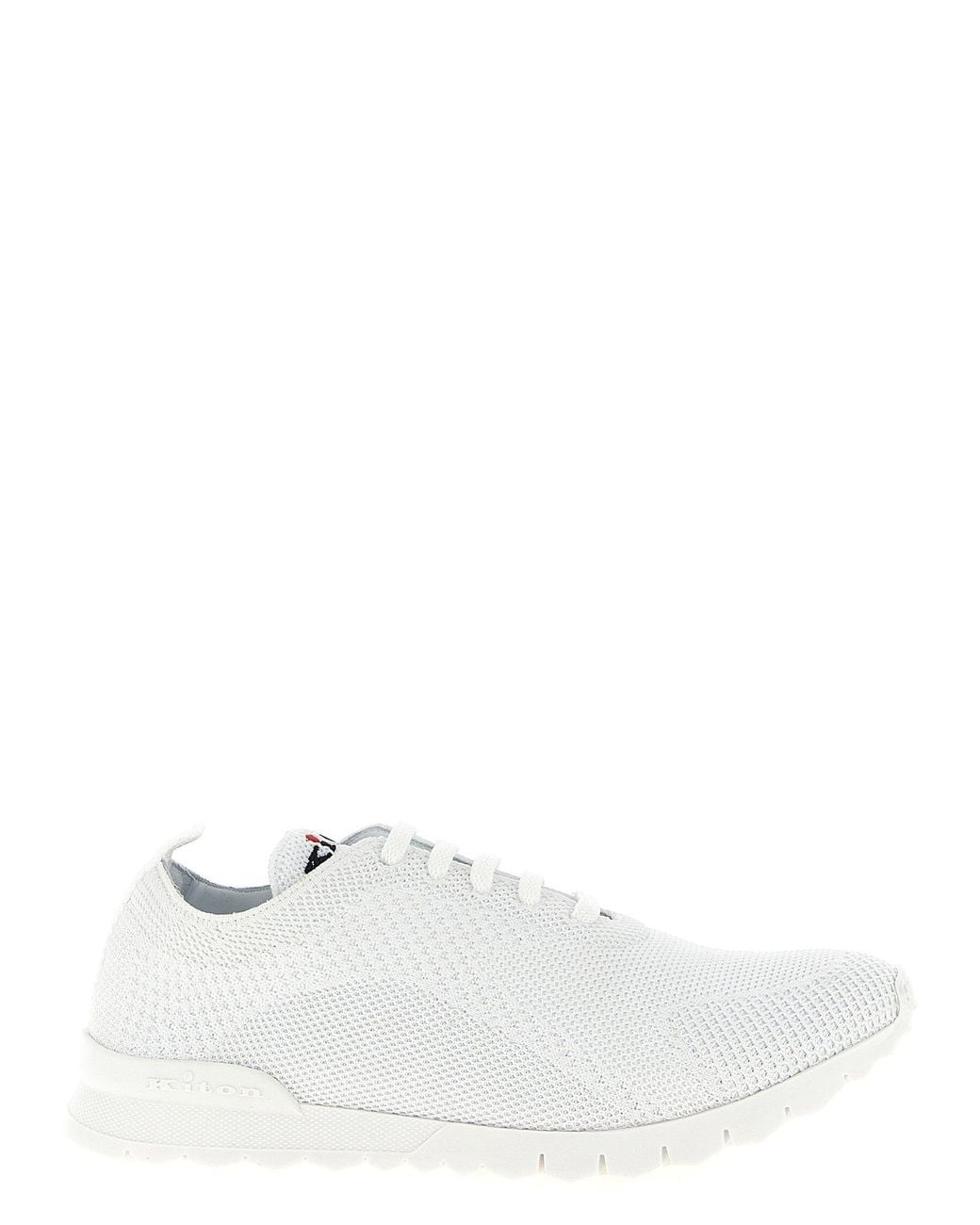 Kiton White 'Fits' Sneakers for men