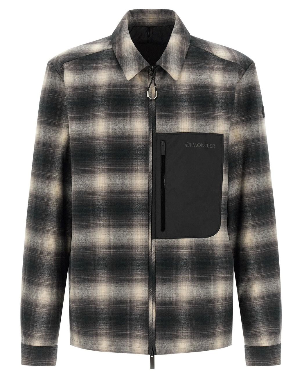 Moncler Black 'Cornisello' Overshirt for men