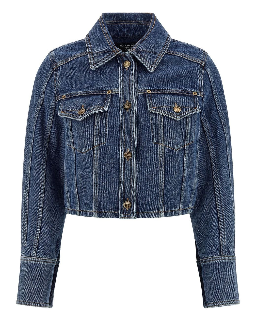 Balmain Blue Denim Jackets