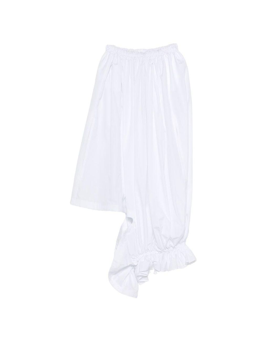 Comme des Garçons White Cotton Blouse
