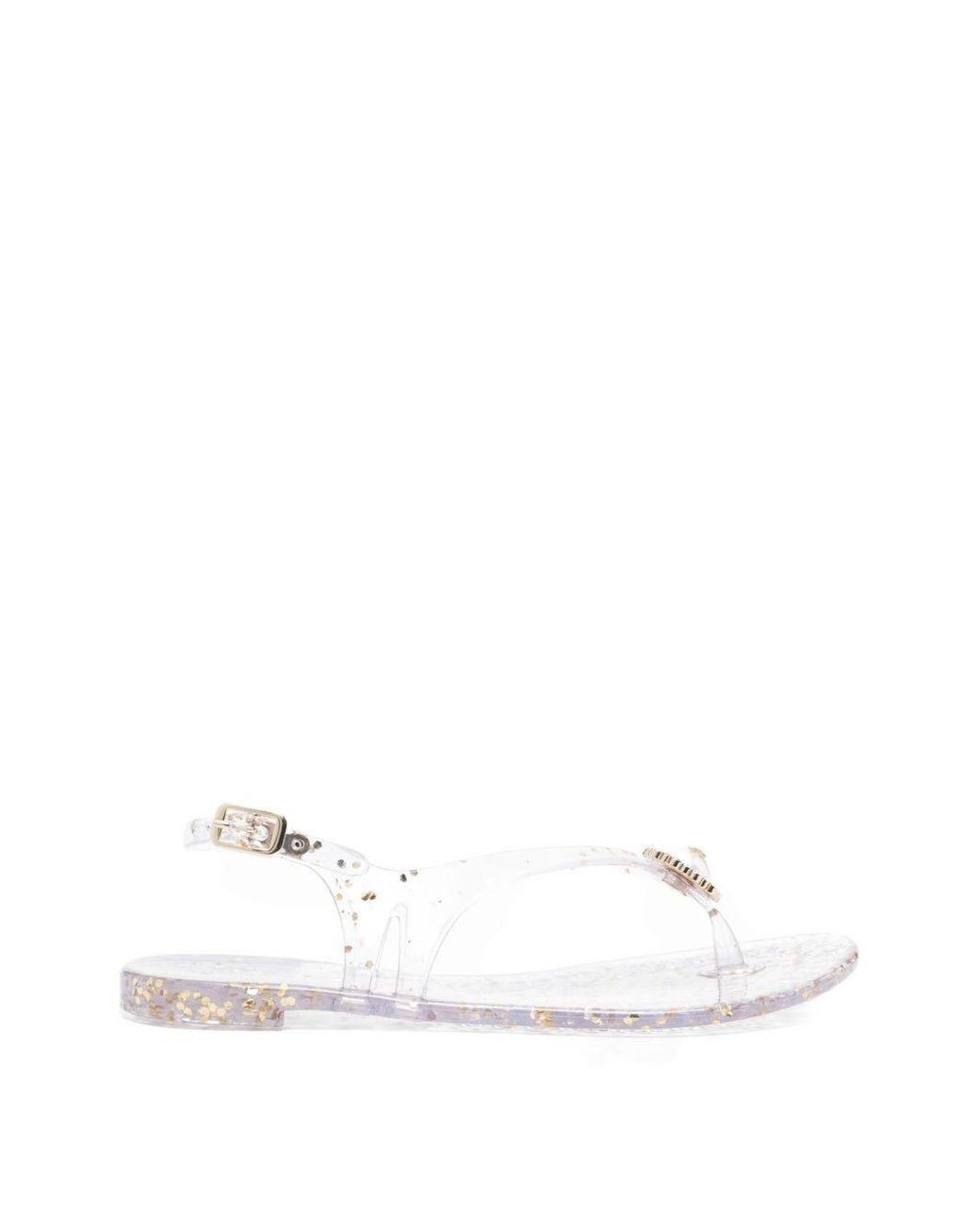 Casadei White Thong Sandals