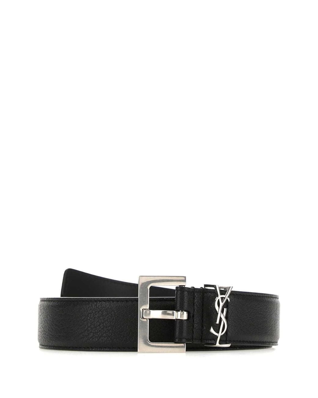 Saint Laurent White Ysl Cintura for men