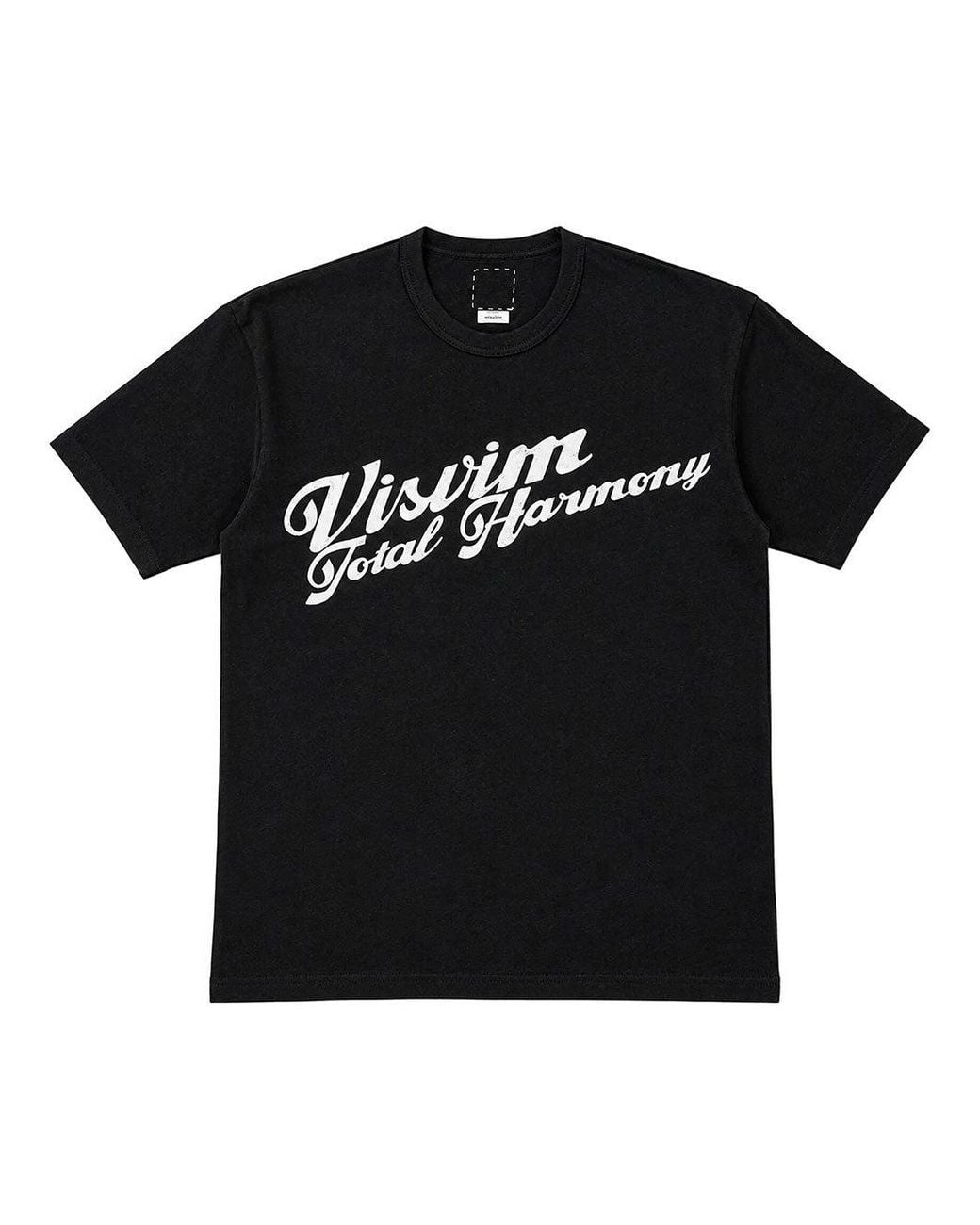 Visvim Black Jumbo Logo Print T-Shirt for men