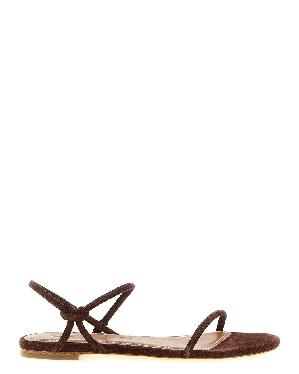 Staud White Laurel Sandals