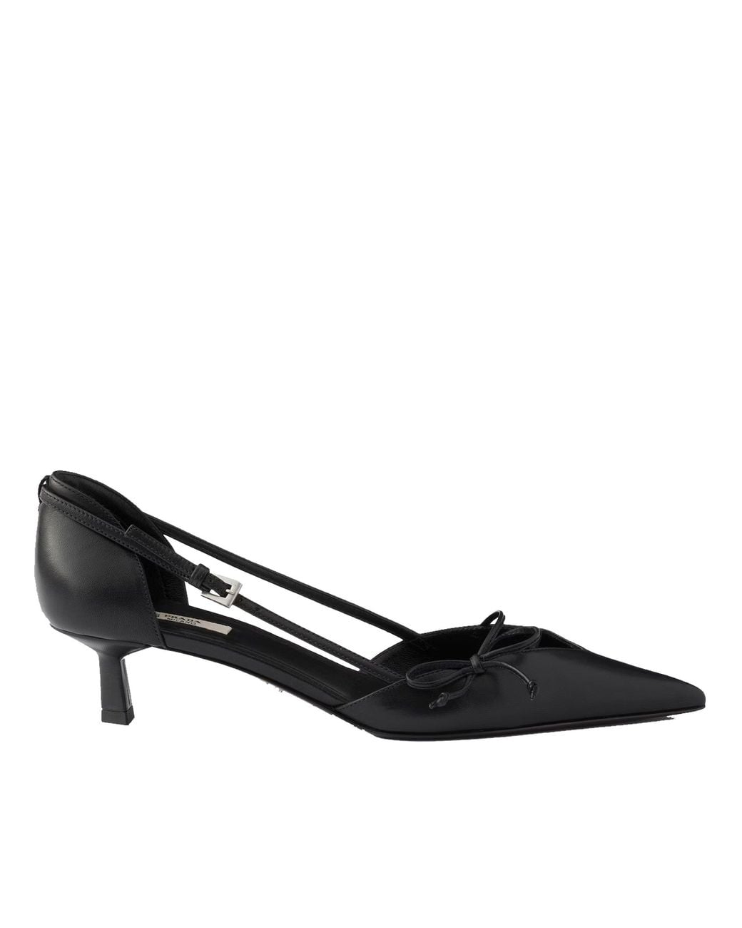 Prada Black Open-Toe Pumps