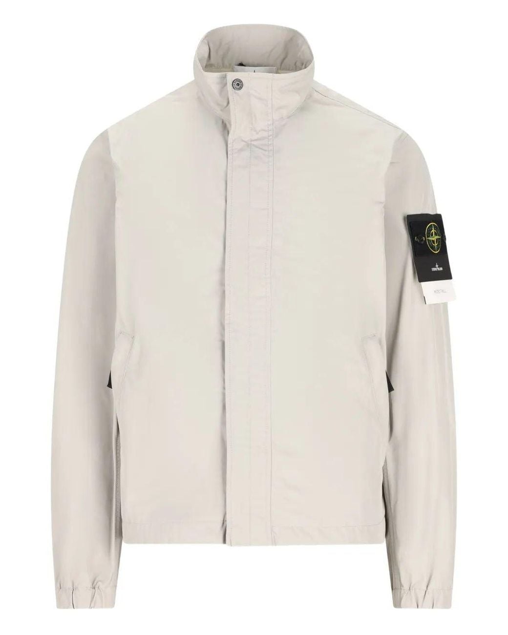Stone Island White Jacket for men