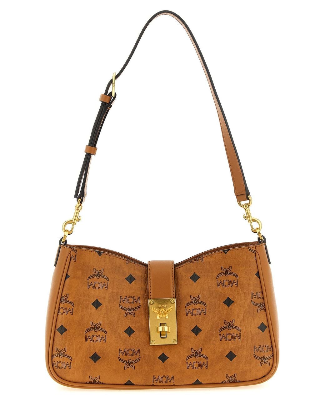MCM Brown 'Tracy' Shoulder Bag