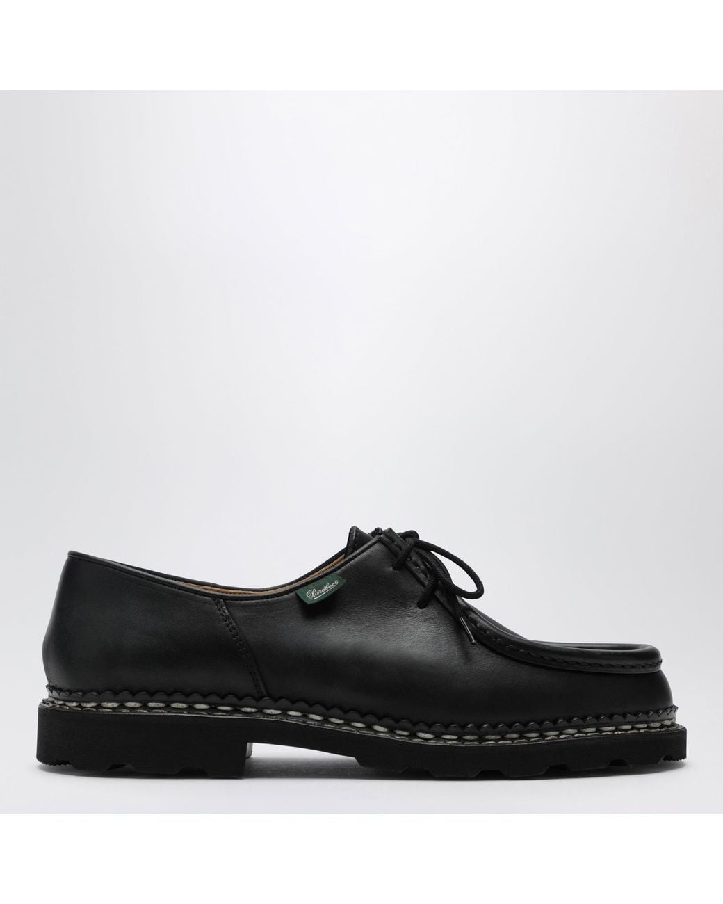 Paraboot Black Michael Laceup Shoes for men