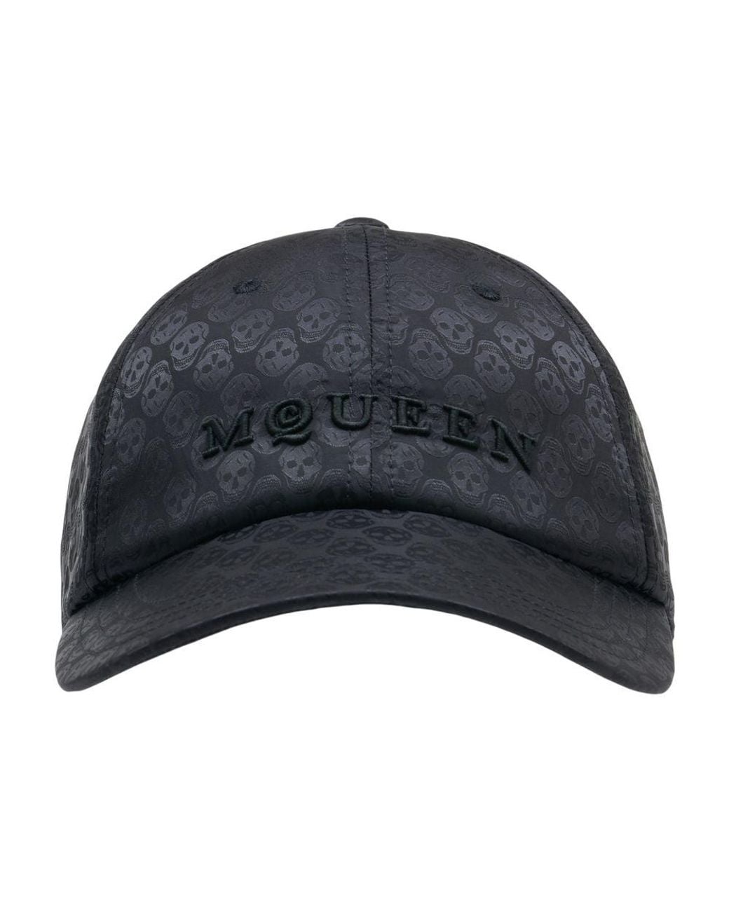 McQueen Blue Skull Repeat Cap for men