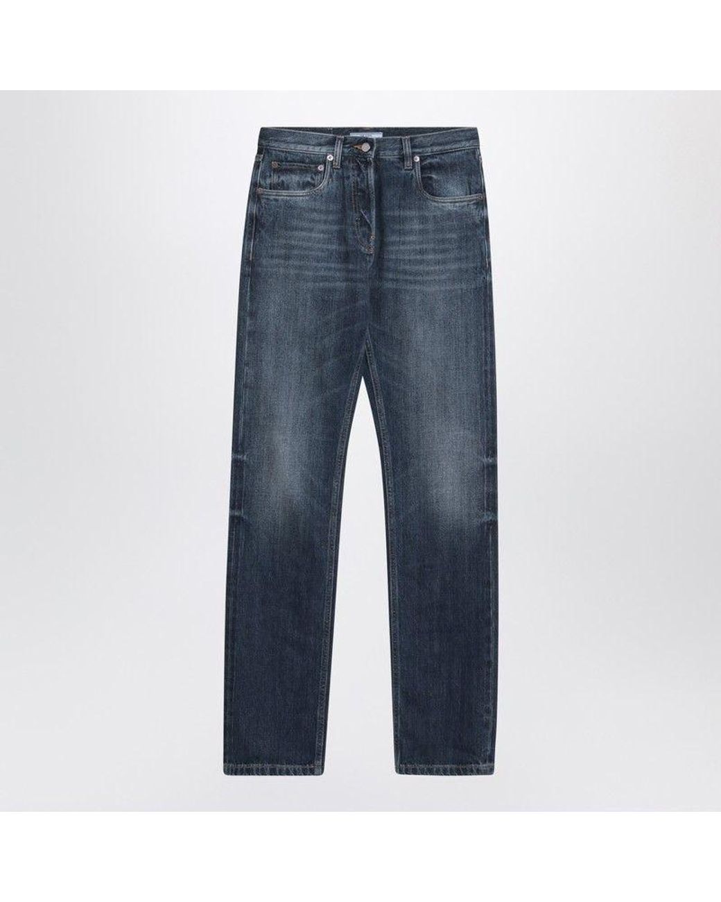 Prada Blue Washed-Out Jeans