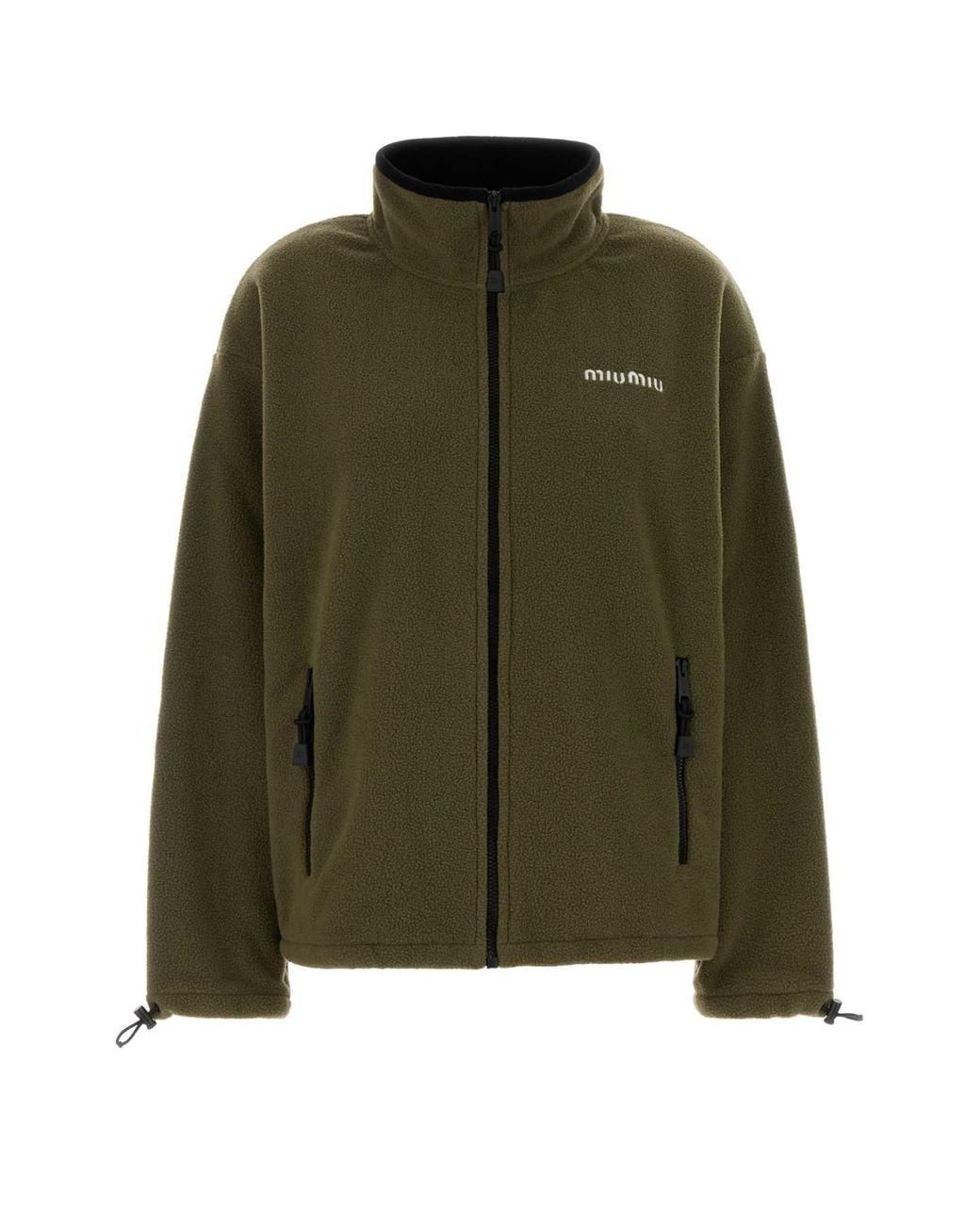 Miu Miu Green Pile Jacket