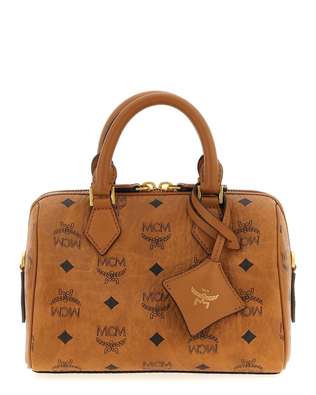 MCM Brown 'Ella Boston' Handbag