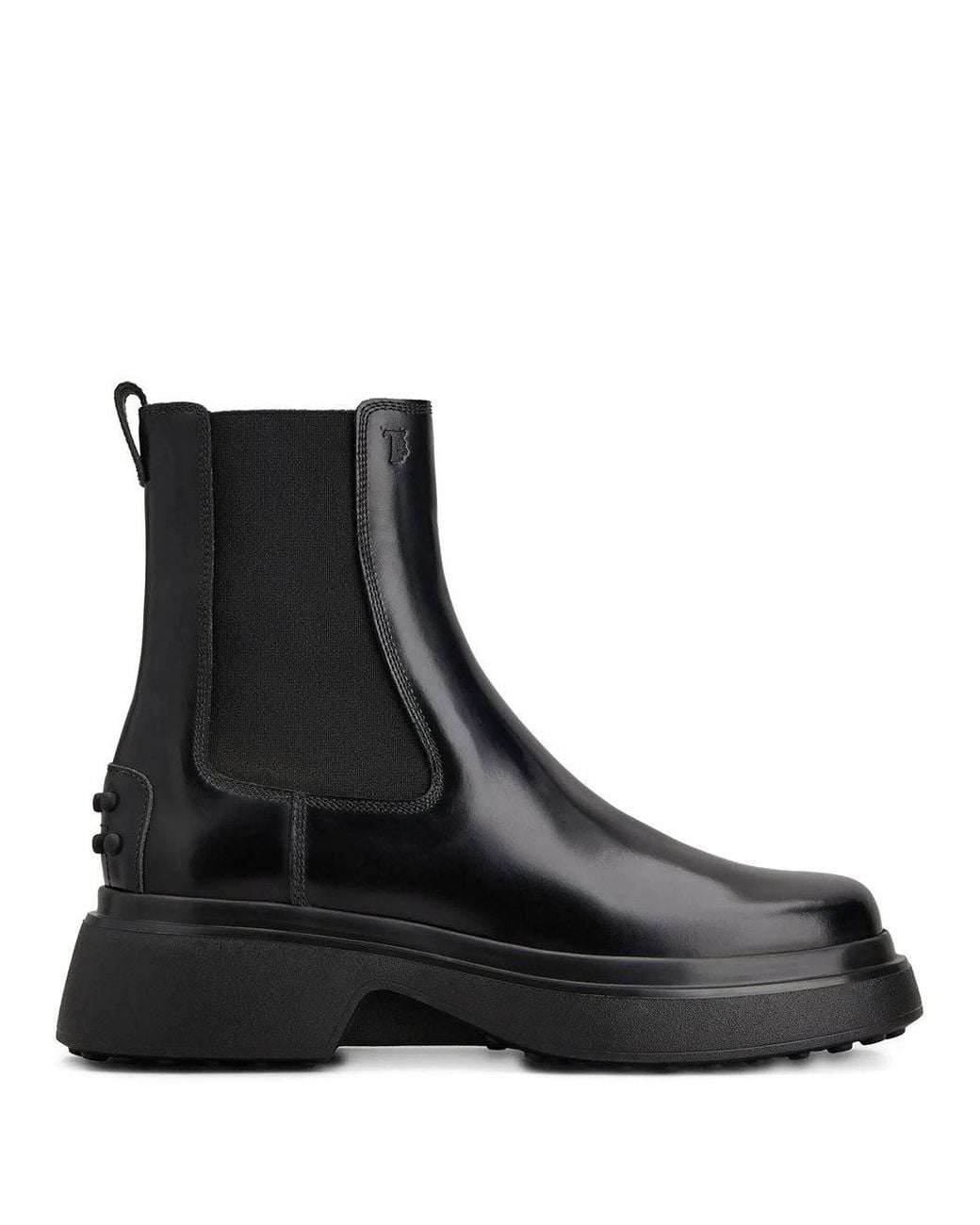 Tod's Black Chelsea Boots