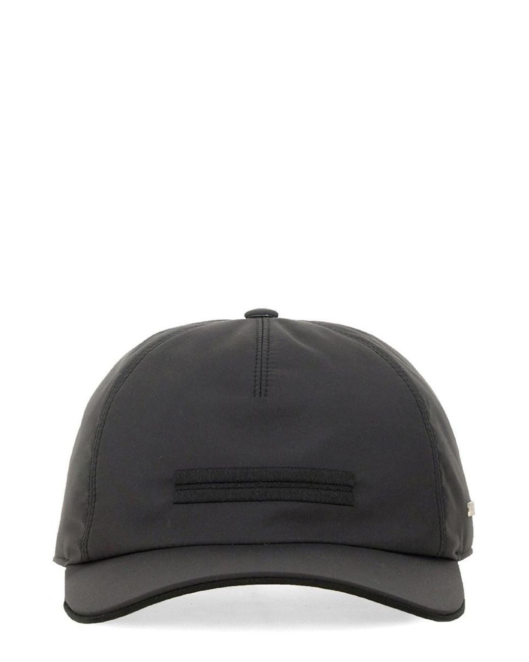 Zegna Gray Baseball Hat With Logo for men
