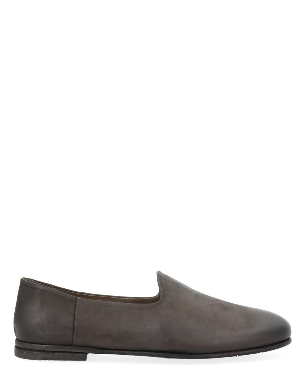 Premiata Gray Leather Loafer