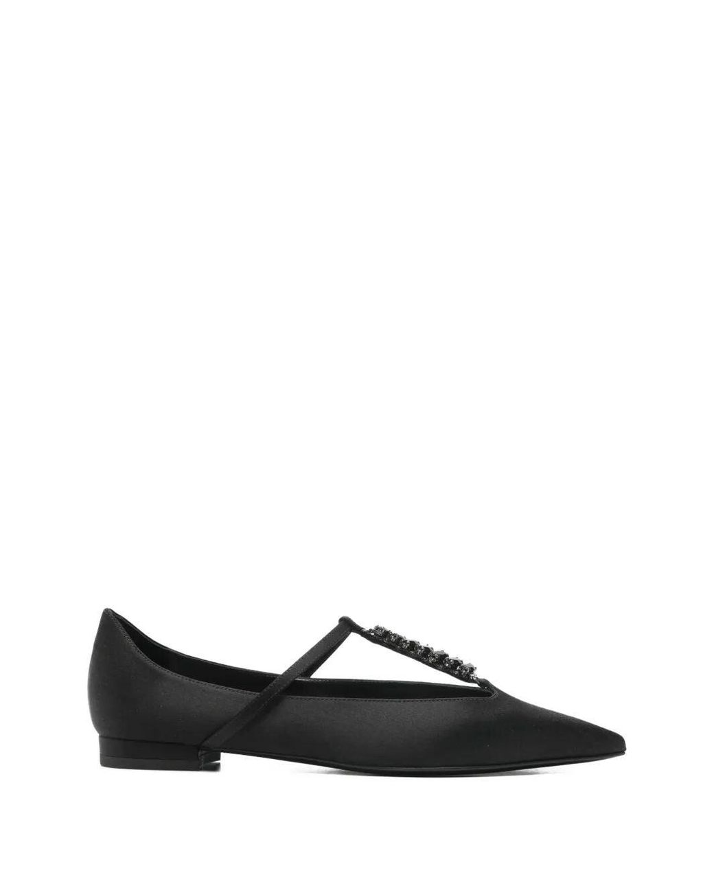 Emporio Armani Black Ballet Flat