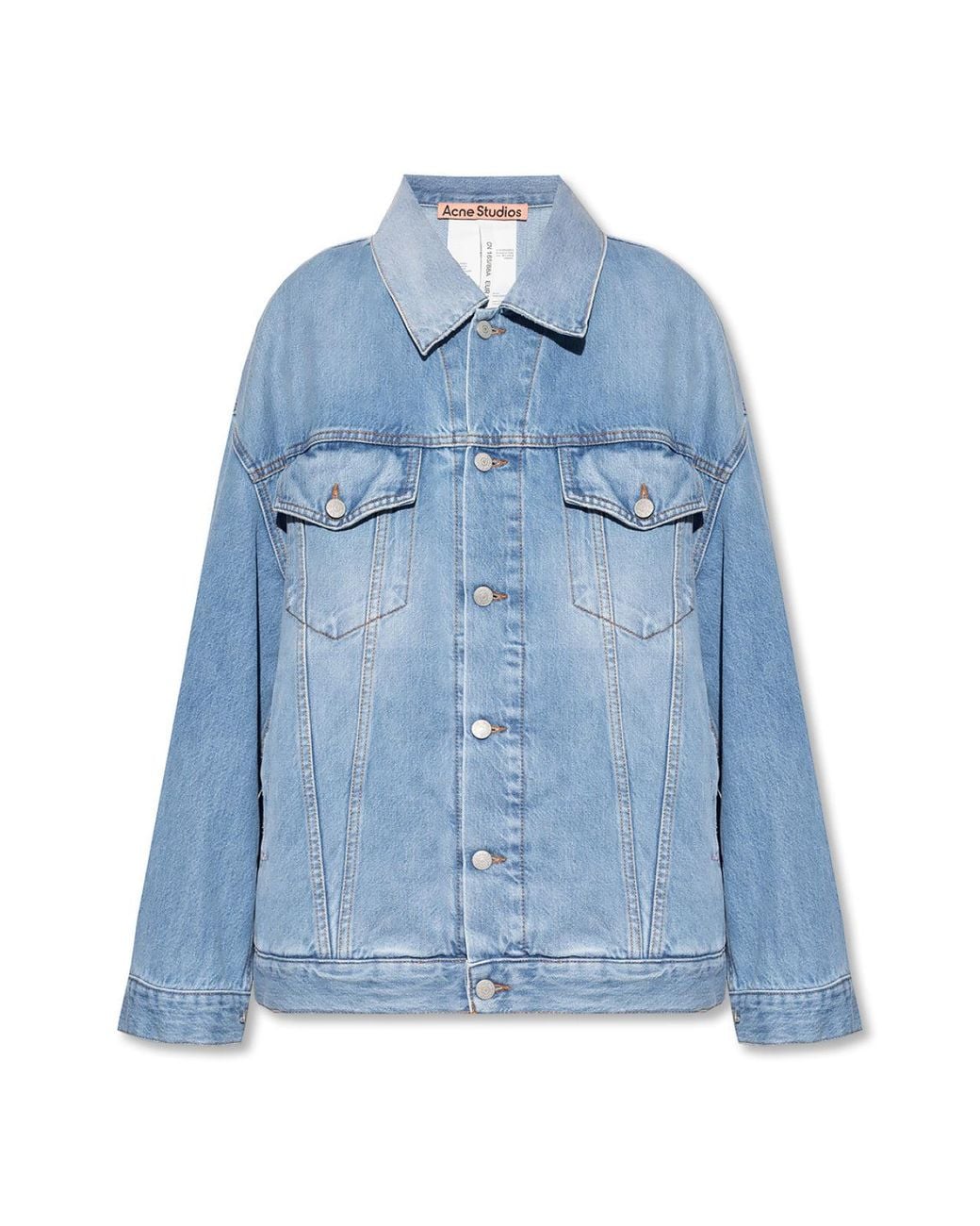 Acne Blue Oversize Denim Jacket for men