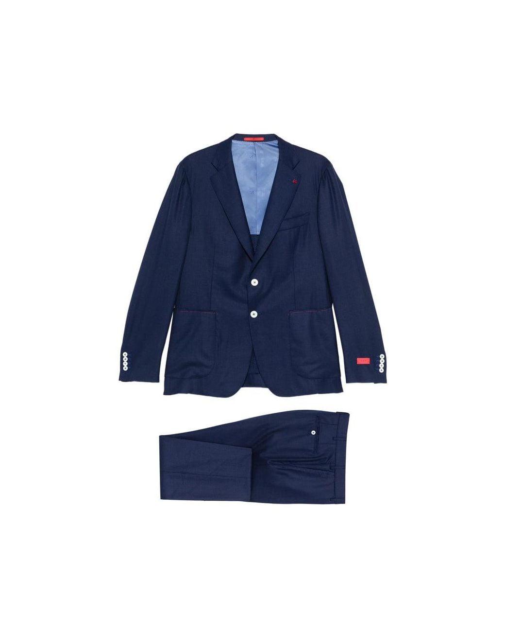 Isaia Blue Suits for men