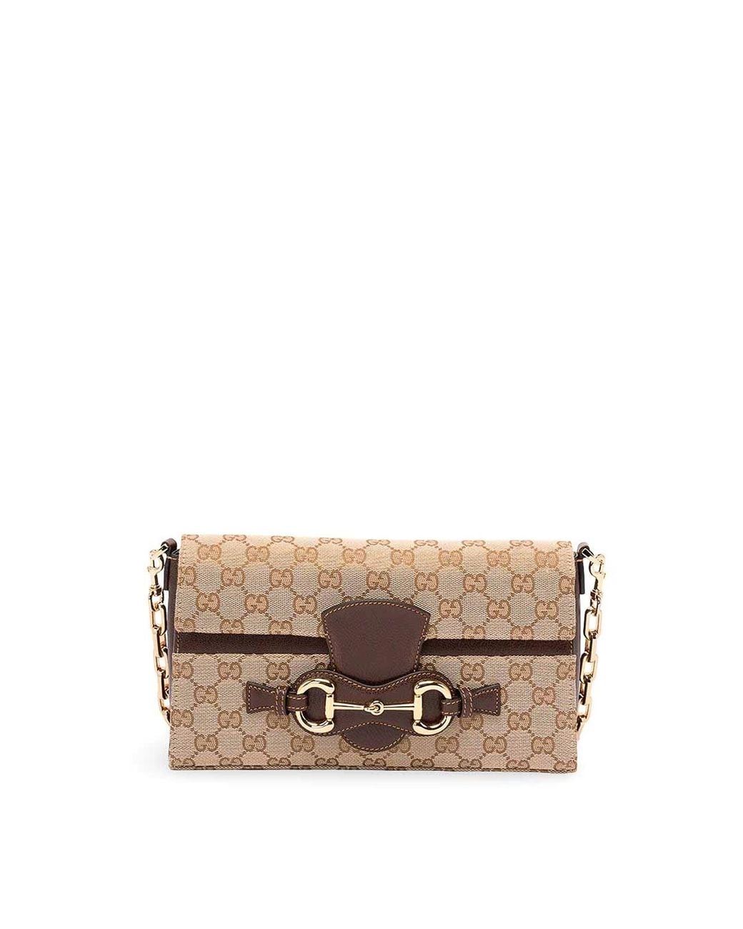 Ristrettto Gucci Horsebit Ristretto Medium Shoulder Bag in Brown | Lyst